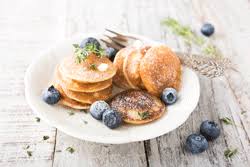Recept Poffertjes met blauwe bessen